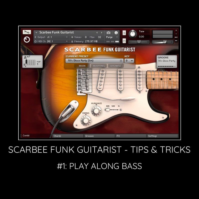 Funk Guitarist - Tips & Tricks #1: Play-Along Bass
